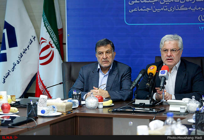 نشست خبری مشترک مدیران عامل سازمان تامین اجتماعی و شستا