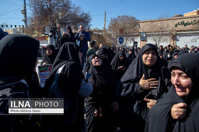 تجمع سوگواران رهبر شهید انقلاب در قزوین
