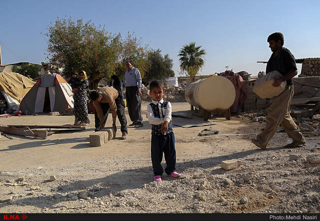 دشت ذهاب در پنجمین روز پس از زلزله/2