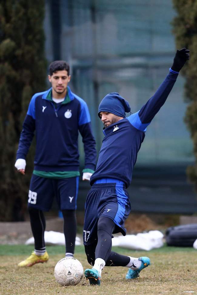 گزارش تصویری تمرین استقلال 