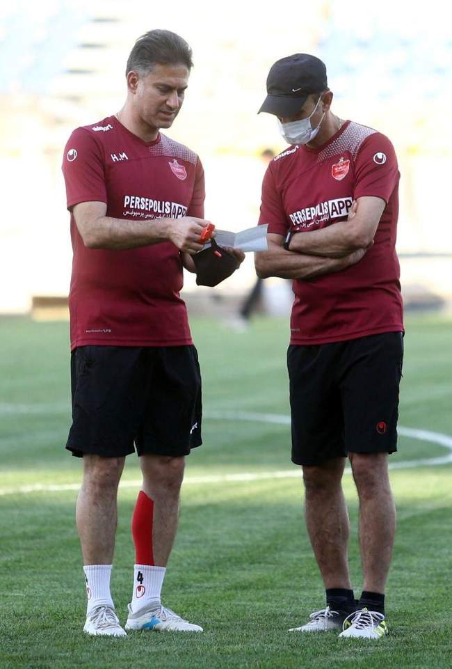 گزارش تصویری: بازگشت محمد انصاری به تمرینات پرسپولیس