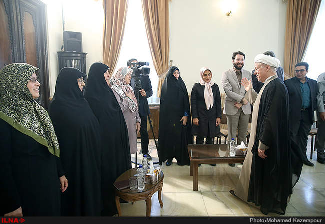 دیدار اعضای حزب اتحاد ملت ایران اسلامی با آیت الله هاشمی رفسنجانی