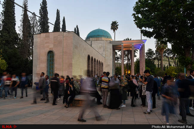 آیین بزرگداشت زادروز سعدی شیرازی در سعدیه شیراز