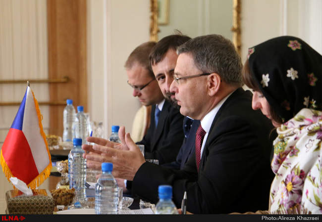 دیدار وزیر امور خارجه ایران و چک