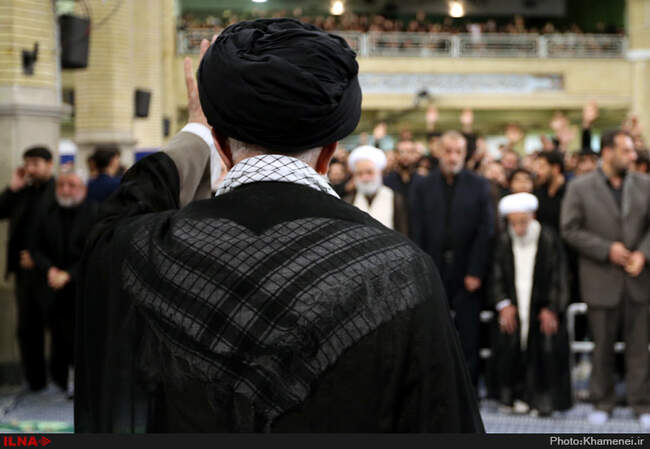 دومین روز مراسم سوگواری حضرت امیرالمؤمنین (ع) با حضور رهبر انقلاب