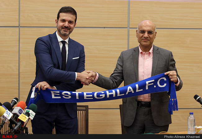 نشست خبری سرمربی جدید استقلال