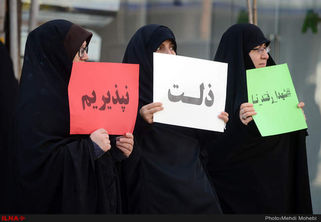 مراسم تشییح پیکر شهدای گمنام در ساری