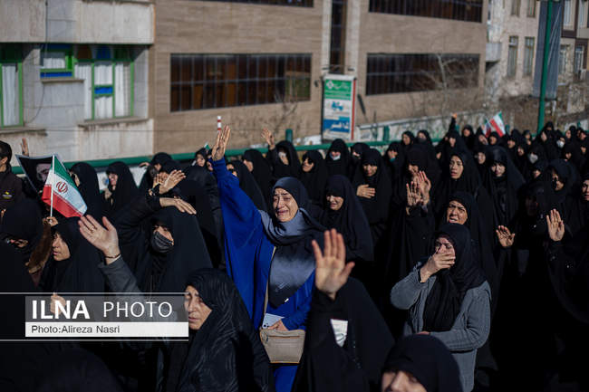 تجمع سوگواران رهبر شهید انقلاب در قزوین