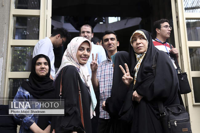 مرحله دوم انتخابات چهاردهمین دوره ریاست جمهوری در حسینه جماران