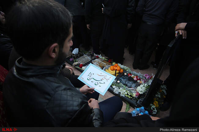 مراسم اولین سالگرد شهدای آتش نشان حادثه پلاسکو