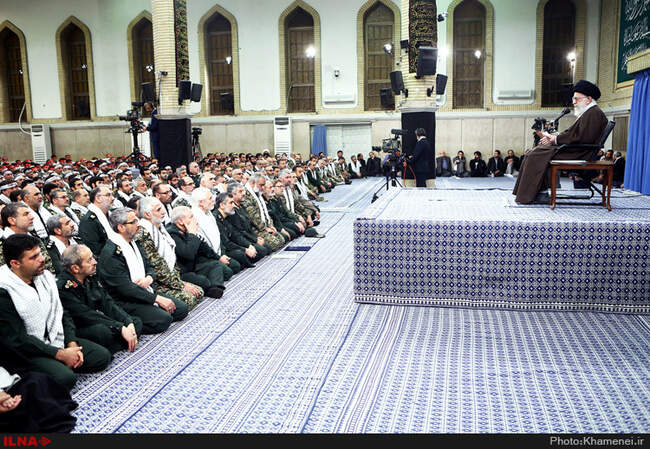 دیدار فرماندهان گردان‌های بسیج با رهبر انقلاب