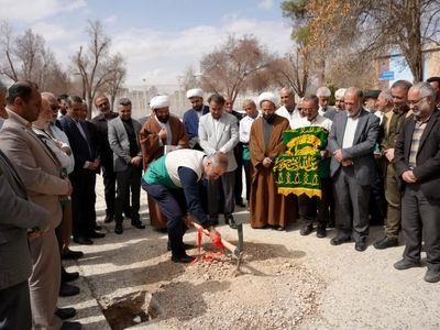 آغاز عملیات اجرایی ساخت اولین چایخانه امام رضا (ع)  در شهرستان زرقان 