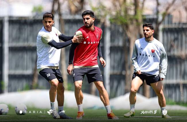 گزارش تصویری تمرین پرسپولیس/ همچنان با غایبان سرشناس و بدون رهبر