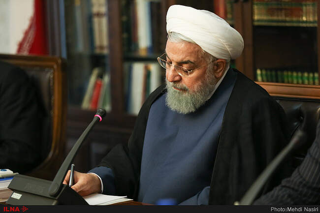 دیدار اعضای هیئت رئیسه فراکسیون امید با رئیس جمهور