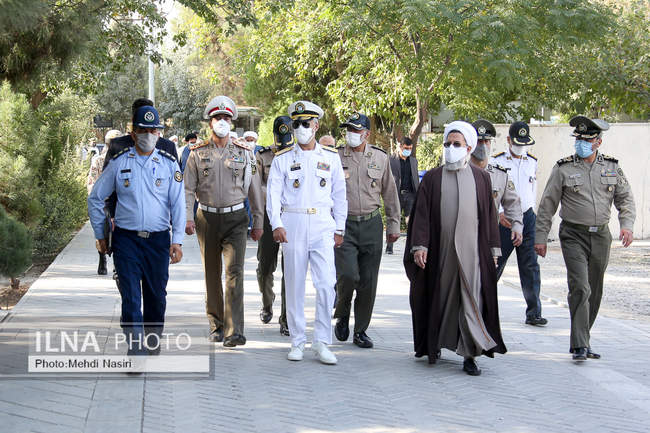 مراسم تجدید میثاق کارکنان سازمان عقیدتی سیاسی ارتش با آرمان های امام