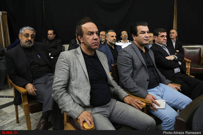 مراسم ترحیم مادر همسر مرتضی الویری