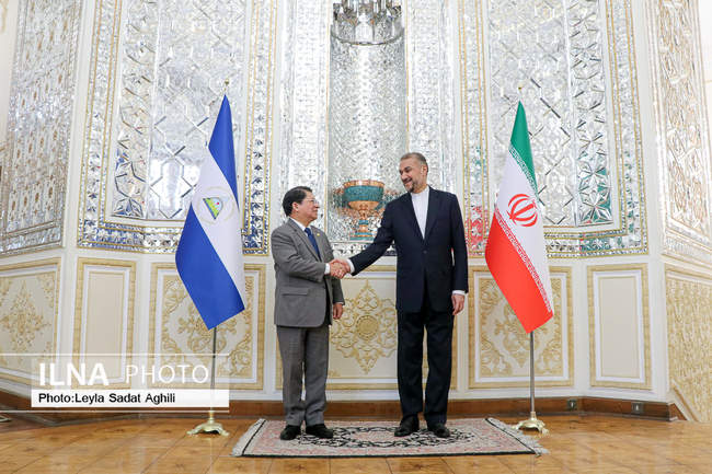 دیدار وزرای خارجه ایران و نیکاراگوئه