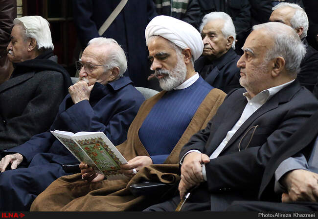 مراسم ختم دایی سید محمد خاتمی