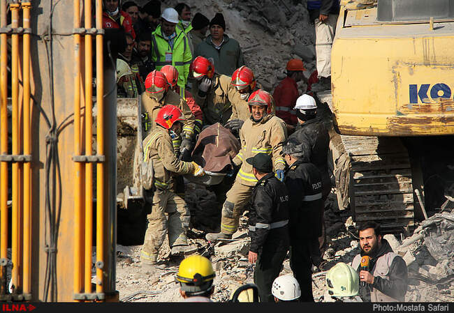 هفتمین روز حادثه پلاسکو/2