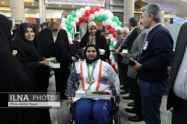 بازگشت کاروان ایران از بازی‌های پاراآسیایی جوانان (گزارش تصویری)