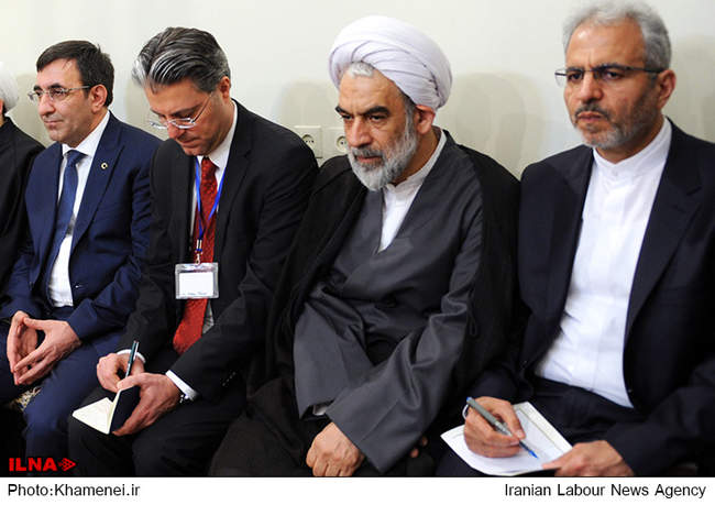 دیدار رییس جمهوری ترکیه با رهبر انقلاب