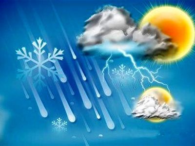 بشنوید/ رگبار باران، رعدوبرق و وزش باد شدید در شمالغرب، غرب، زاگرس مرکزی، مرکز، البرز مرکزی و جنوب کشور/پدیده گردوخاک و وزش باد شدید در شمالغرب و جنوب