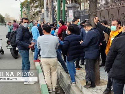 تجمع ایثارگران شرکتی ۱۴۰۰ مقابل شورای نگهبان/ تبدیل وضعیت ما را در بودجه در نظر بگیرند