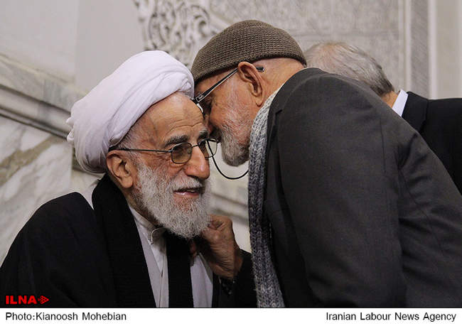 مراسم ترحیم همسر آیت الله جنتی