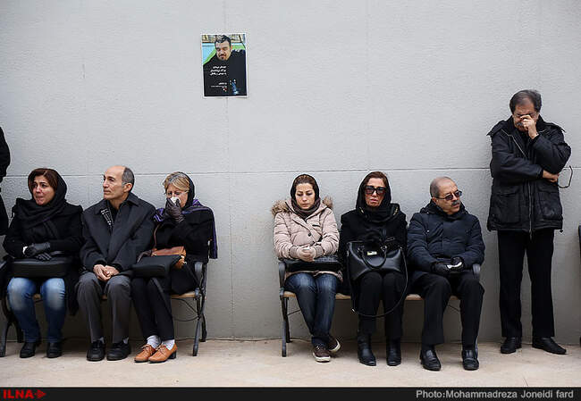 مراسم تشییع نیما طباطبایی