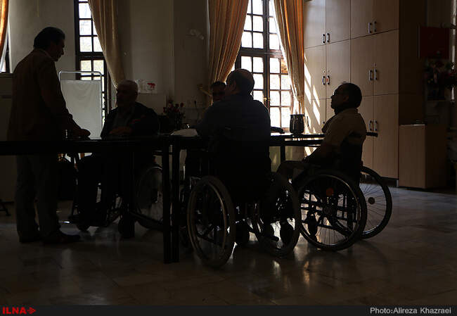 تجلیل از جانبازان آسایشگاه ثار الله