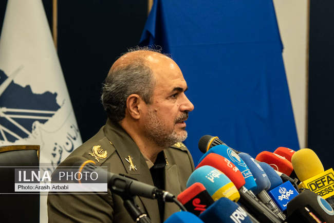 نشست خبری مشترک روسای سازمان جغرافیایی نیروهای مسلح و سازمان نقشه بر