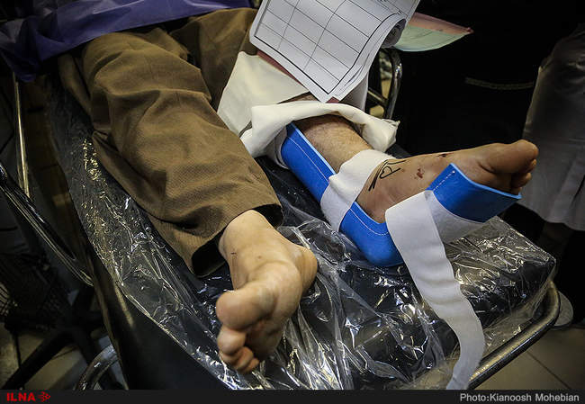 مصدومان زلزله غرب ایران در بیمارستان های تهران