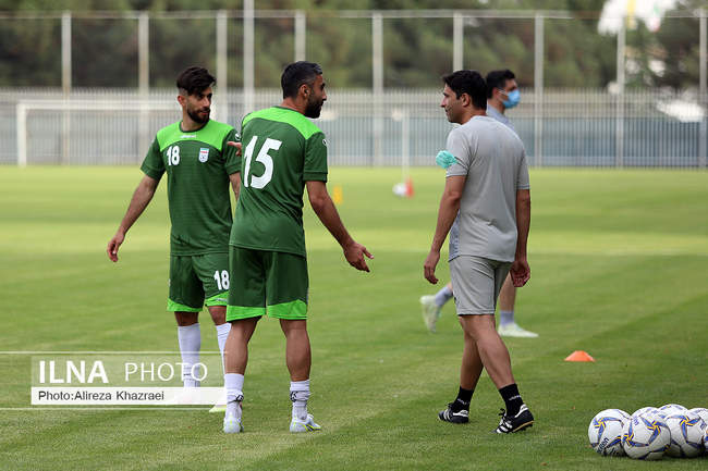 تمرین تیم ملی فوتبال