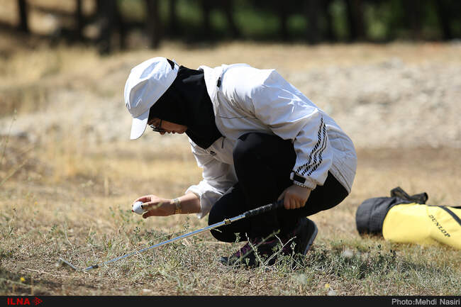 گزارش تصویری دیدنی از مسابقات گلف قهرمانی بانوان ایران