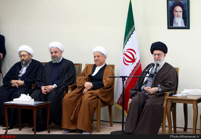 دیدار رئیس و اعضای مجلس خبرگان رهبری با رهبر معظم انقلاب