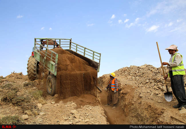 عملیات گازرسانی به روستاهای کوهستانی و صعب العبور سنندج