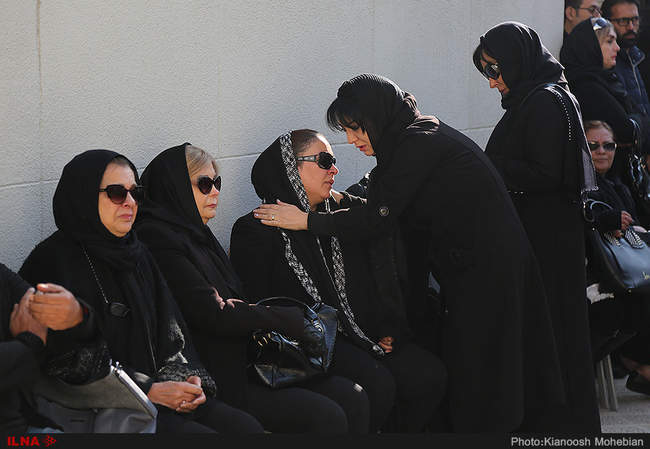 مراسم تشییع پیکر پیام صابری