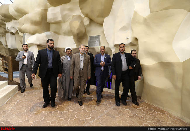 افتتاح نخستین پارک آبی قم در بوستان غدیر با حضور رئیس مجلس شورای اسلامی