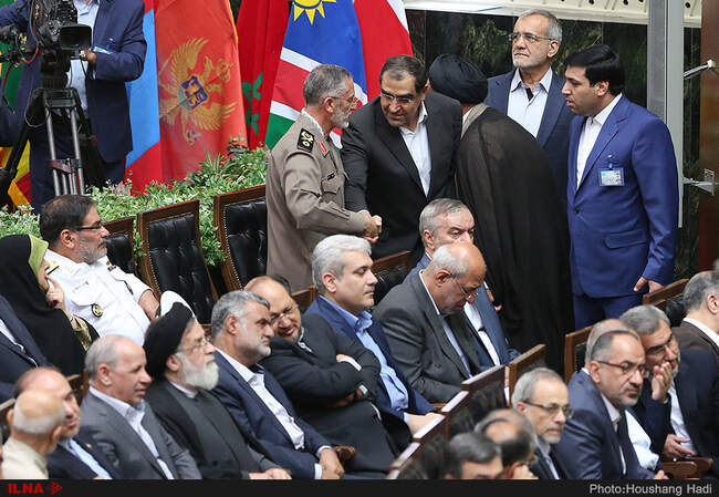 حواشی مراسم تحلیف دوازدهمین دوره ریاست جمهوری به روایت تصویر