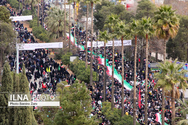 راهپیمایی ۲۲ بهمن در شیراز