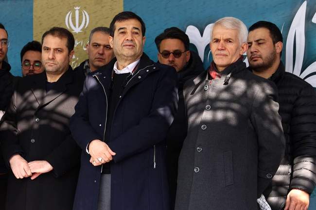 گزارش تصویری از حضور وزیر ورزش، روسای فدراسیون‌ها، ورزشکاران و جامع