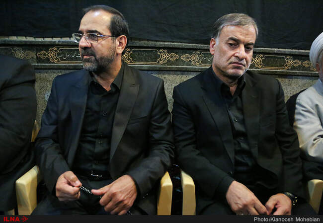 مراسم ترحیم برادر محمود احمدی نژاد
