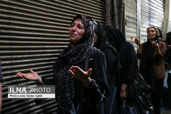 عزاداری تاسوعای حسینی در بازار تهران