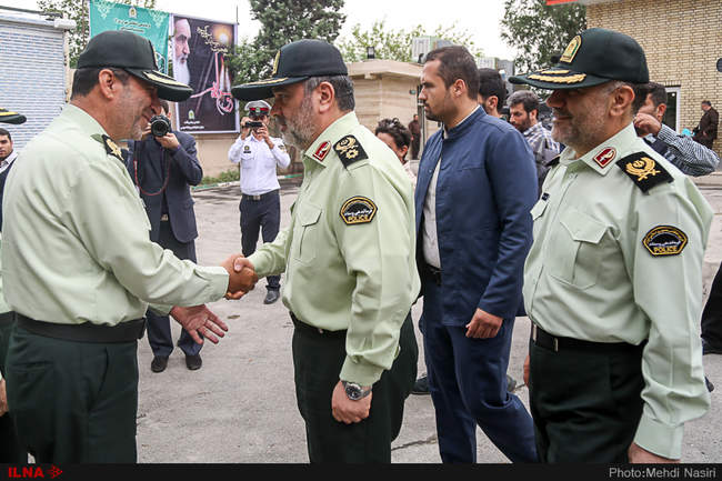  مراسم آغاز به کار قرارگاه انتظامی ترافیکی روح‌الله 