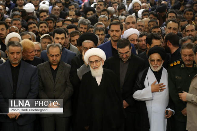 مراسم تشییع هفت شهید گمنام دفاع مقدس در قم