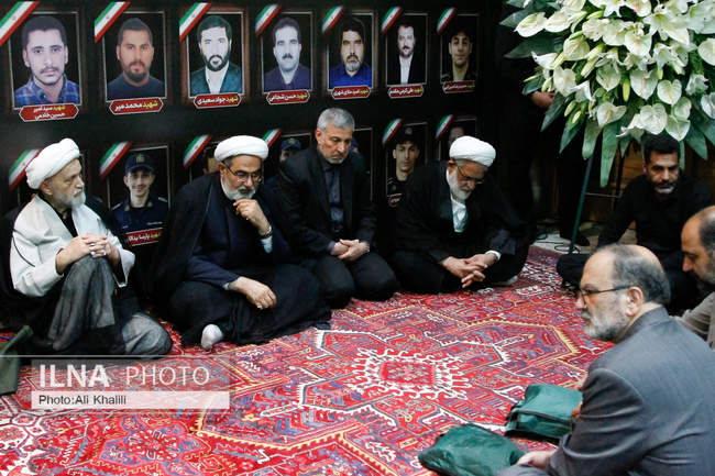 مراسم گرامیداشت شهدای حمله رژیم صهیونیستی به زندان اوین