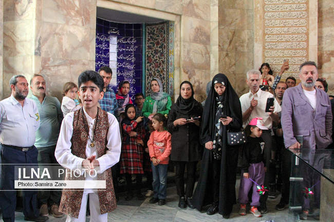 گلباران آرامگاه استاد سخن، سعدی شیرازی