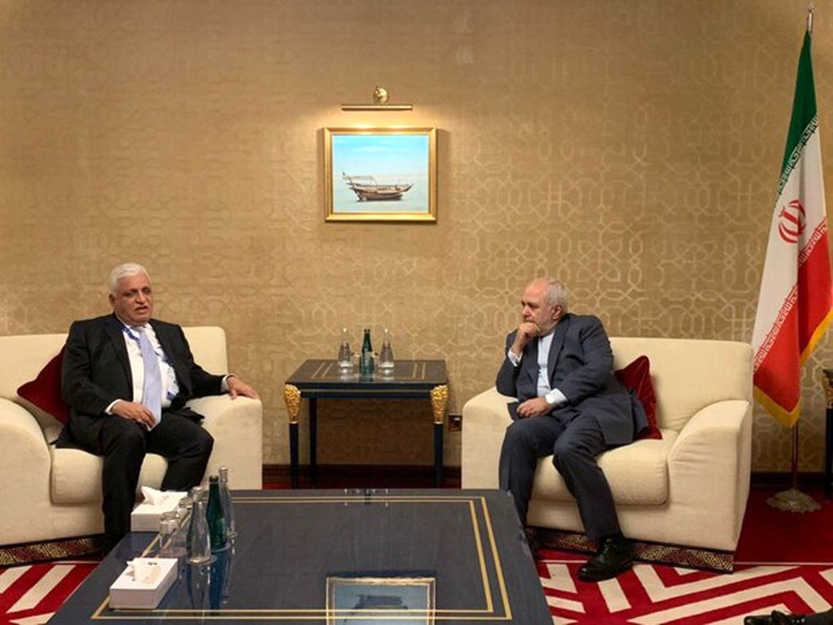 مشاور امنیت ملی عراق با ظریف دیدار و گفت‌وگو کرد