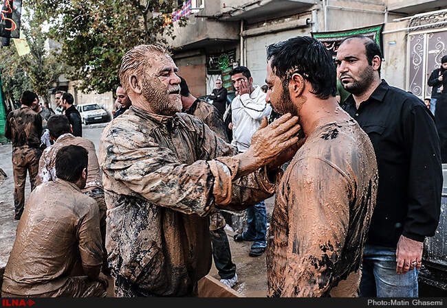 آیین گل مالی عاشورای حسینی در لرستان