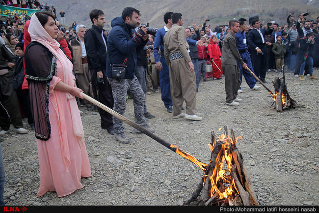 جشن نوروز در روستای تخته - سنندج